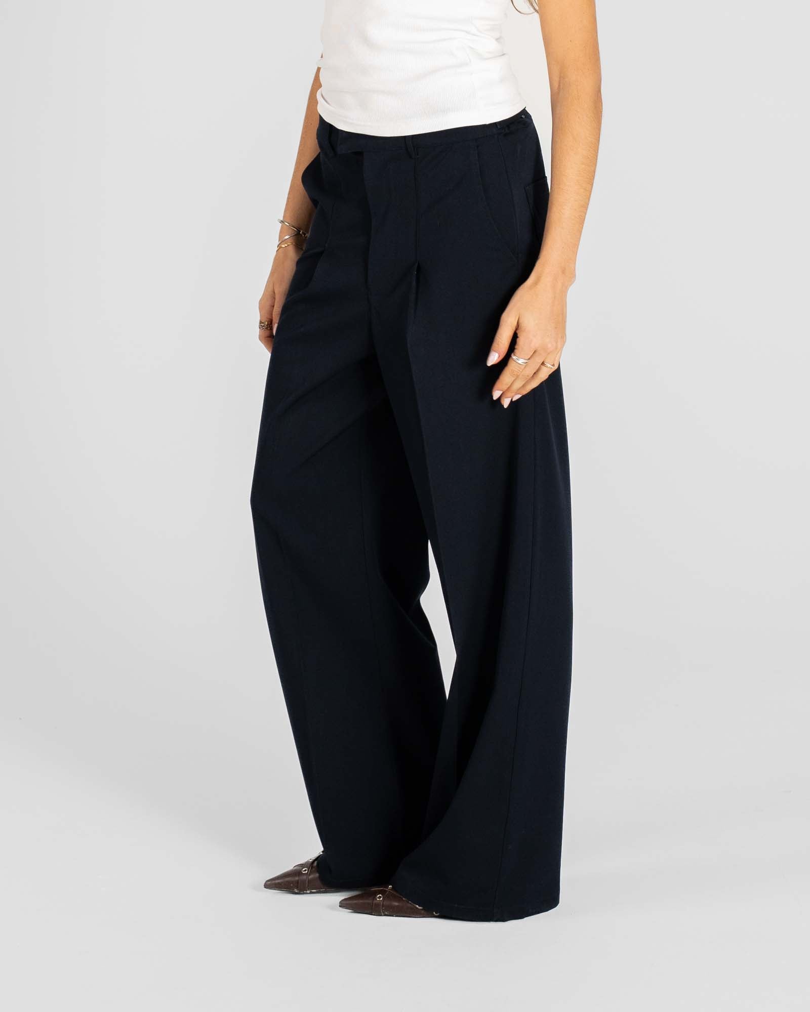 Baggy Suitpants Navy dame